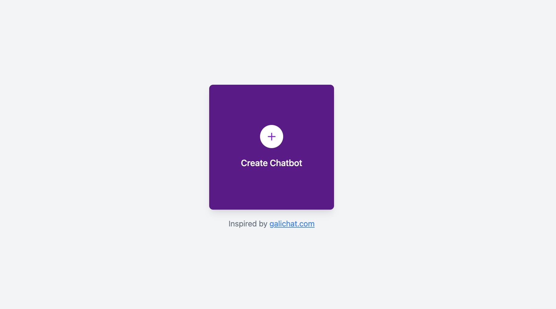 create chatbot card