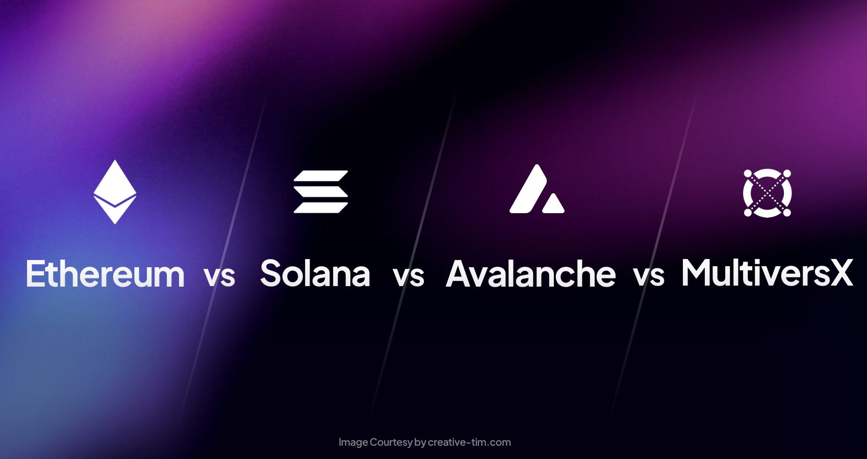 Blockchains: Ethereum Vs Solana Vs Avalanche Vs MultiversX (Elrond ...