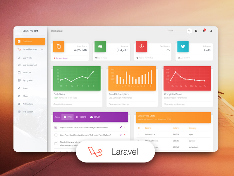 Laravel Website Template Free Download Printable Templates