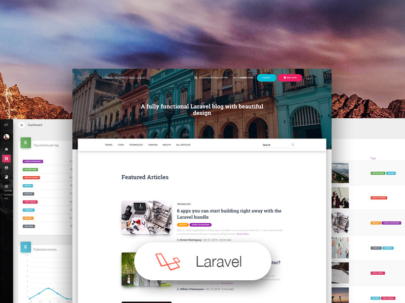 10 Top PRO Laravel Templates For 2022 LaptrinhX News