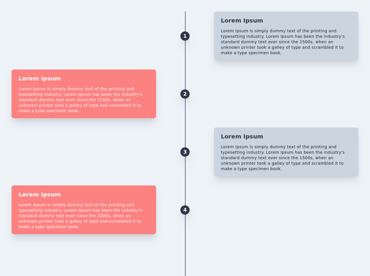 Simple Vertical Timeline