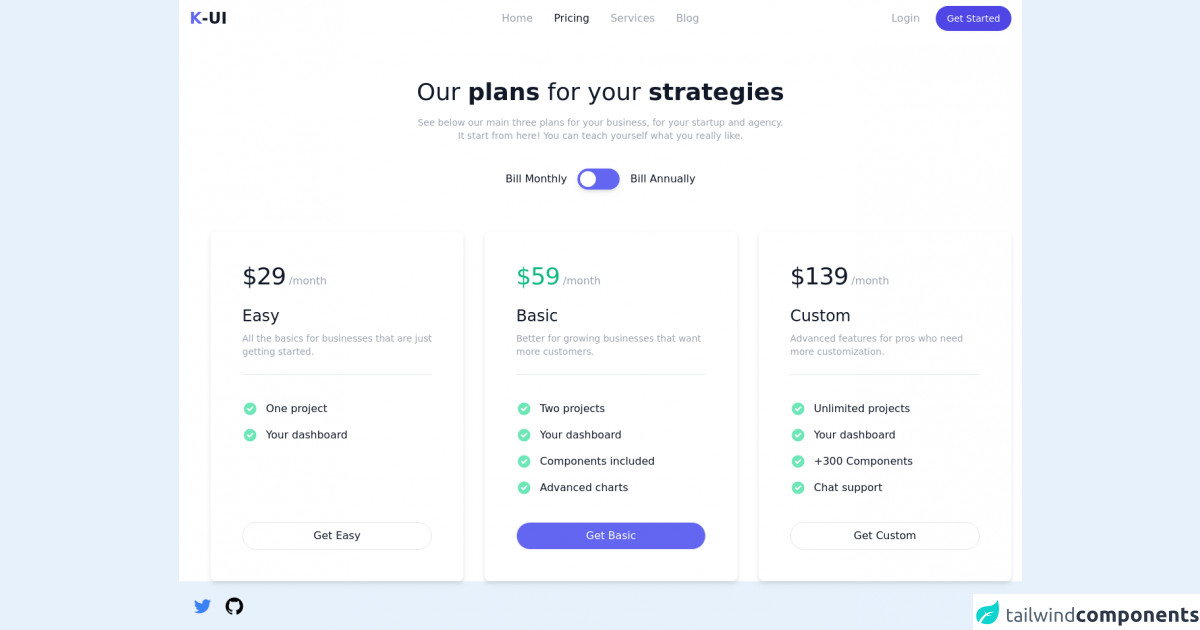 Pricing Page