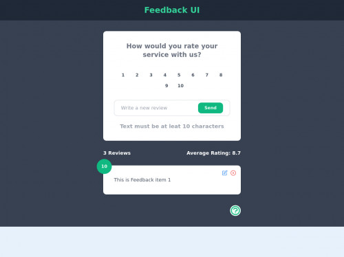 Feedback Form