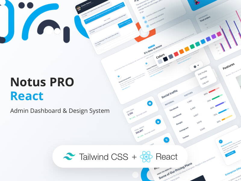 Notus Tailwind CSS PRO React image